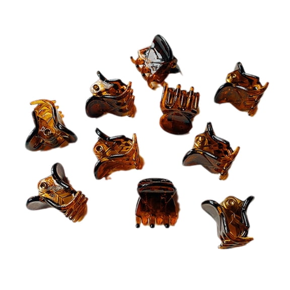 10pcs Mini Hair Clips, Hair Claw, Hair Clamp, 1.5cm Plastic UK Hair Small