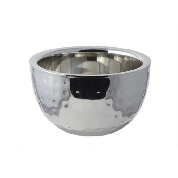 Bon Chef 61258 6.25 x 3.75 in. Double Wall Bowl with Hammer, 1 quart - 8 oz