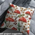 thumbnail image 2 of Castle Fairy Red Mushroom Fabric by the Yard 1 Yard,Botanical Plants Home Decor Fabric by the Yard,Rustic Vegetable Room Decor Fabric by the Yard,Ultra Soft Home Decor, 2 of 6