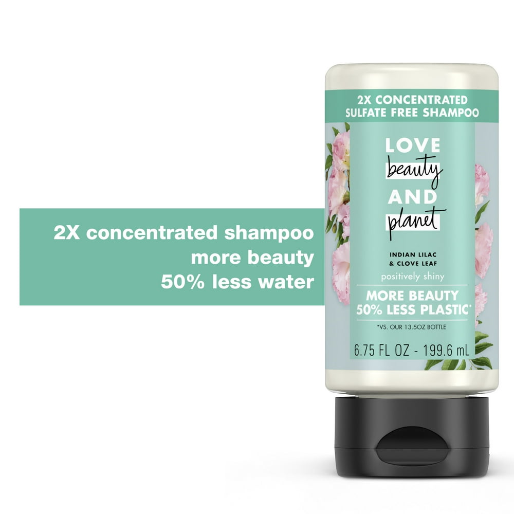 Love Beauty and 2X Concentrated SulfateFree Shampoo Indian Lilac & Clove Leaf, 6.75 oz
