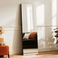 thumbnail image 6 of Kosmonia 56x18 Frameless Full Length Silver Coating Mirror Distortion Free, HD Reflection & Anti Desilvering, Tempered Glass & Shatter Proof Film Doubling Safety, Easy Setup, 6 of 8