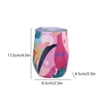thumbnail image 3 of TopLLC Kitchen Accessories,Home And Kitchen,Kitchen Tools,Kitchen Sets Double Layer Stainless Steel Outdoor Sports Water Bottle Lacquer Colour Printed Red Wine Bottle Insulated Mugs water bottles, 3 of 6
