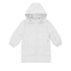 thumbnail image 3 of Parkas de manga larga unisex, chaqueta de plumón de color liso, mediana a larga, informal, gruesa, de invierno, blanca, con capucha, de manga larga, abrigo de poliéster para niños., 3 of 8