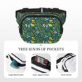 thumbnail image 5 of Bingfone Fanny Packs for Women Fashion Waist Packs Bag with Adjustable Strap Waterproof Everywhere Crossbody Belt Bag for Workout Running Travelling( Forest Flora And Fauna ), 5 of 9