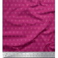 thumbnail image 1 of Soimoi Velvet Fabric Dot & Fleur De Lis Damask Print Fabric by Yard 58 Inch Wide, 1 of 1