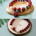 thumbnail image 5 of RSAMD Chinese Style Lucky Wealth Transport Beaded Bracelet Handmade Elastic Bangjo-19, 5 of 9