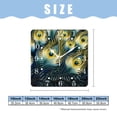 thumbnail image 2 of 16 Inch Wall Clock Battery Operated Square Clock for Office, Kitchen, Outdoor, Living Room,Vintage Floral Art, 2 of 4