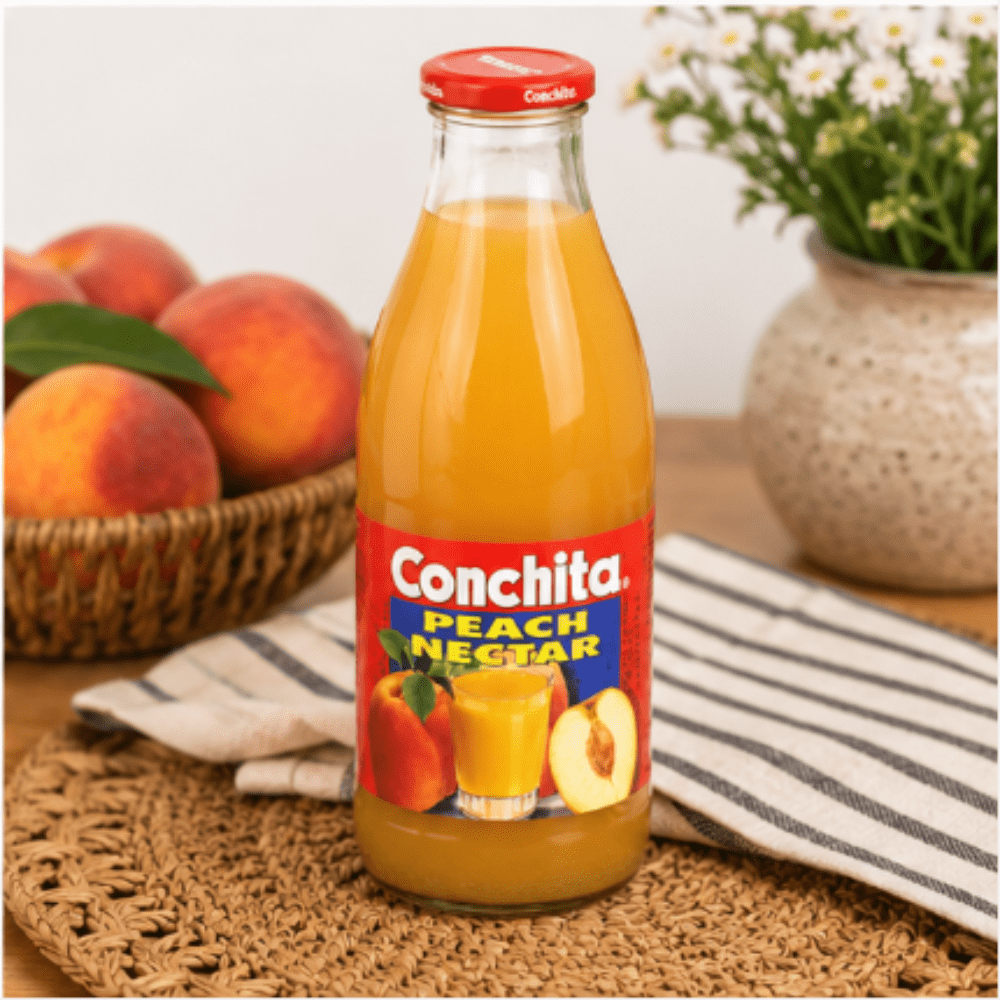 (4 pack) Conchita Peach Nectar, 33.8 oz