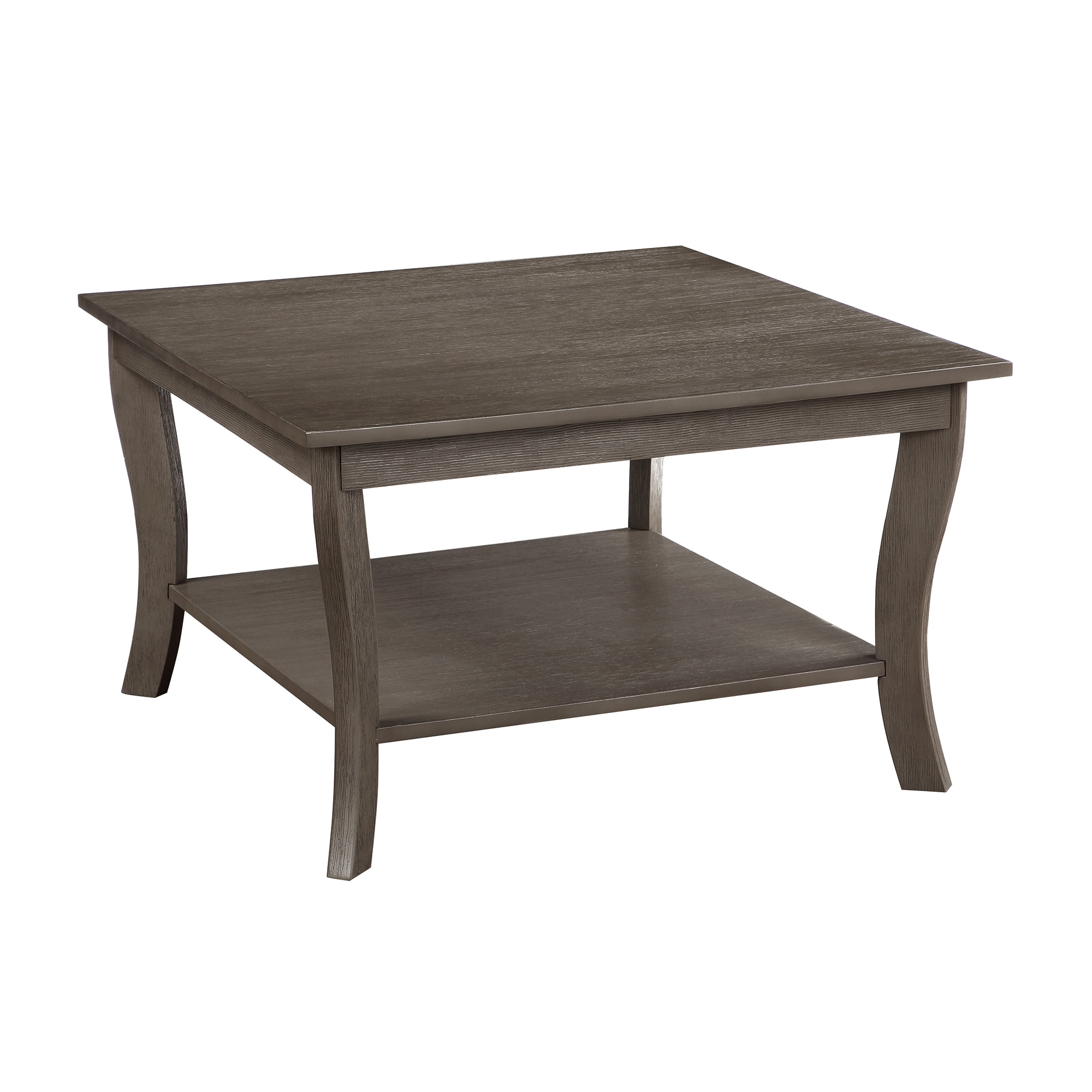Convenience Concepts American Heritage Square Coffee Table, Multiple Finishes