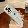 thumbnail image 1 of Yimei Funda Para iPhone 16 De Transparente Uso Rudo Con Magsafe,Blanco, 1 of 4