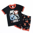 thumbnail image 5 of 8T Little Boys Cotton Short Sleeve Set - Cute Cartoon T-Shirt & Shorts, Lightweight Breathable 2-8Y 4T Boys Clothes Boy Clothes, 5 of 6