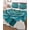 Sage, Mint, Pink, variant on Full Size Quilt Bedding Set, Retro Green Succulents Reversible Summer Quilt 3 Pieces, Watercolor Leaves Country Plants Lightweight Bedspreads Coverlets with 2 Pillow Shams for All Seasons