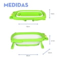 thumbnail image 5 of Tina Plegable Mima2 con Forma de rana Termómetro y colchón Color Verde, 5 of 5