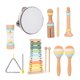 thumbnail image 2 of Juego de instrumentos musicales para bebés, instrumentos de percusión de madera, juguete interactivo 8 piezas, 2 of 9