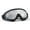 Silver, variant on Mosey Dog Goggles with Adjustable Straps UV Protection Windproof Anti-Fog Dustproof Dog Sunglasses Outdoor Riding Driving Puppy Glasses for Small to Medium Breed Dog