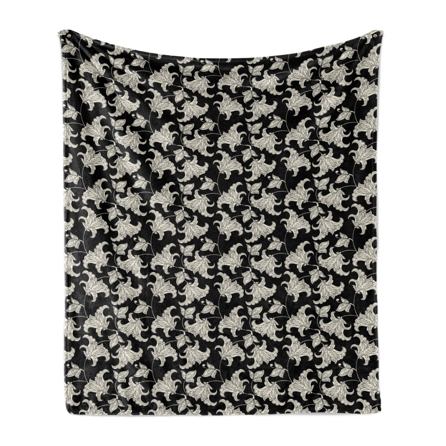 Cozy Plush for Indoor and Outdoor Use 50 x 60 Vintage Style Blossoming Flowers on Dark Toned Background Flourishing Nature Black and Ivory Ambesonne Flower Soft Flannel Fleece Throw Blanket Cozy Plush for Indoor and Outdoor Use 50 x 60 Vintage Style Blossoming Flowers on Dark Toned Background Flourishing Nature Black and Ivory Ambesonne Flower Soft Flannel Fleece Throw Blanket