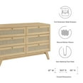 thumbnail image 6 of Dresser Drawer Chest, Brown Oak, Wood, Bedroom Living, Modern Contemporary HB35868, 6 of 7