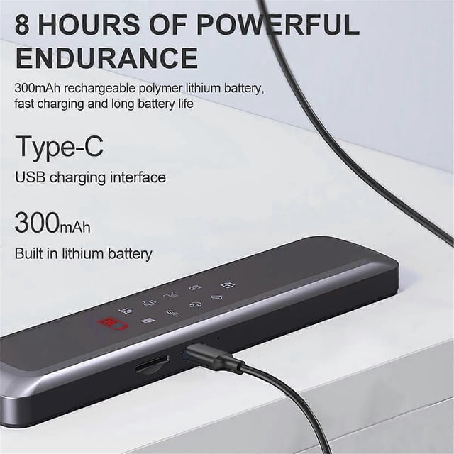 Under Pillow Speaker Bluetooth Mini Bone Conduction Sound Box Wireless Soundbar Improve Sleep White