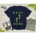 thumbnail image 4 of Cool Keep Going Motivational Quote Meme Walking Footprints T-Shirt Motivation Gift for Men Women Kids Boys Girls Footprint Steps Tshirt, 4 of 7