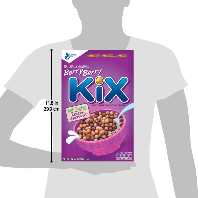 Berry Berry Kix Breakfast Cereal, 12 oz Box