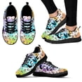 thumbnail image 1 of Zapatos de exterior ligeros con estampado de vaca degradado a la moda, cómodos zapatos con estampado animal, mocasines de plataforma negros, 1 of 6