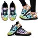 thumbnail image 1 of Zapatos de exterior ligeros con estampado de vaca degradado a la moda, cómodos zapatos con estampado animal, mocasines de plataforma negros, 1 of 6