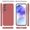 thumbnail image 2 of Takfox Silicone Case for Samsung Galaxy A55 5G Case Gel Rubber Full Body Protection Anti-Shock Cover Case Drop Protection 6.6 inch-Red, 2 of 10