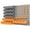 Orange, variant on DURHAND 54 Piece Pegboard and Shelf Tool Organizer Wall Mounted DIY Garage Storage with 50 Hooks,