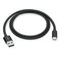 thumbnail image 1 of fuzhongtang- [3 .3 Pieds Lot de 2] Câble de Chargeur CarPlay Noir pour iPhone 17, Câble USB vers USB C C Certifié MFi pour Apple iPhone 17 Pro Max, Câble USB-A vers Type C Tissé Premium pour iPhone Air/16Pro Max/16Plus/16e/, 1 of 4