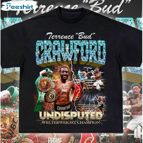 Men's Black SmackDown Terence Crawford T-Shirt