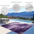 thumbnail image 3 of Purple Mountain Outdoor Rug for Patio/Deck/Porch, Non-Slip Large Area Rug 5 x 7 Ft, Misty Forest Nature Woodland Pine Tree Landscape Indoor Outdoor Rugs Washable Area Rugs, Camping Rug Carpet Runner, 3 of 8
