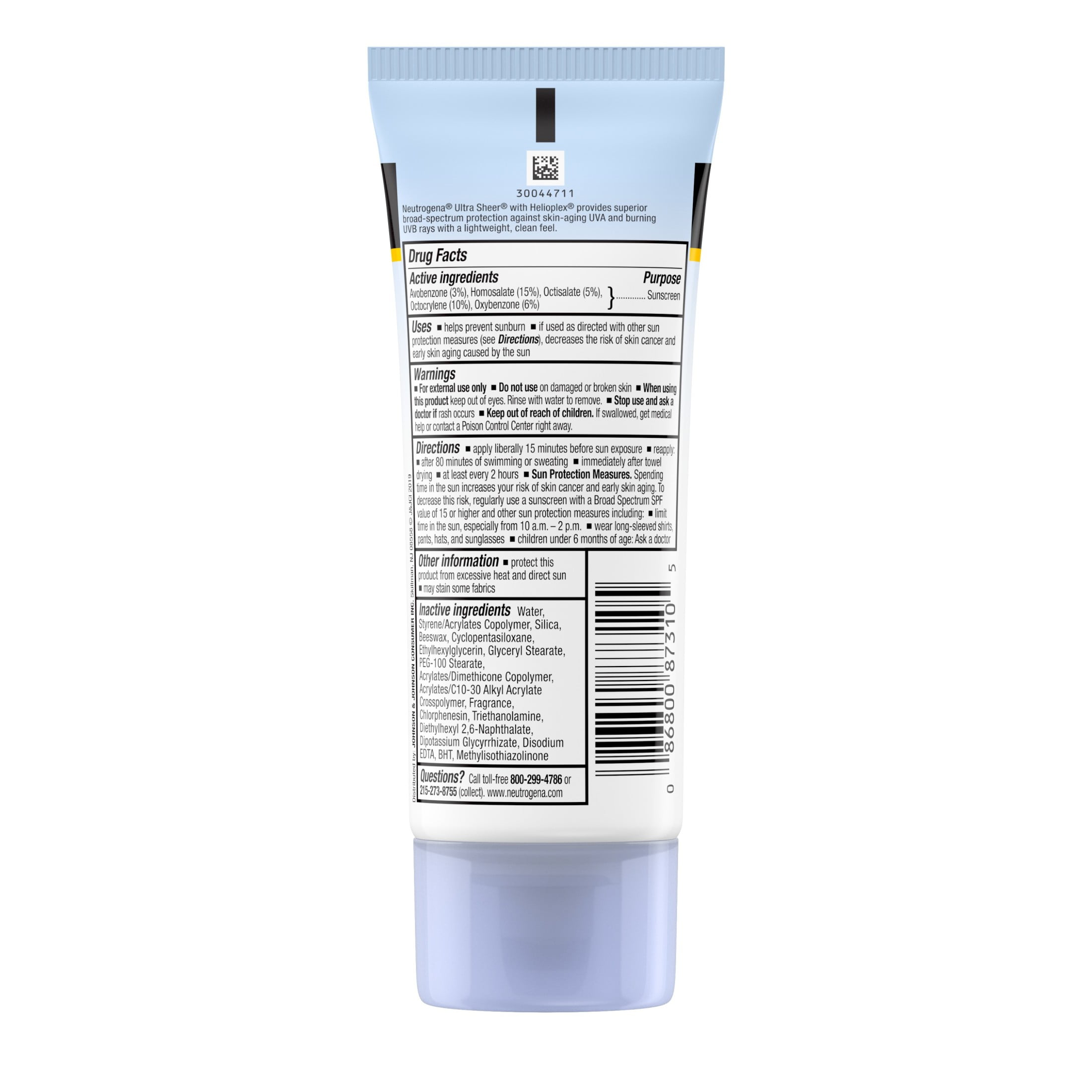 Neutrogena Ultra Sheer Dry-Touch SPF 100 Sunscreen Lotion, 3 fl. oz