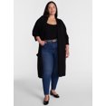 thumbnail image 2 of Terra & Sky Women's Plus Signature High Rise Skinny Jeans, 30" Inseam, Sizes 16W-26W, 2 of 5