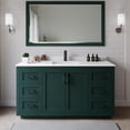 thumbnail image 2 of Wyndham Collection Miranda 66" Wood Single Bathroom Vanity in Green/Matte Black, 2 of 6