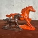 thumbnail image 2 of Ebony wood carving of the zodiac horse symbolizing success and leading the way, a mahogany horse ornament for home decoration., 2 of 4