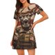 thumbnail image 1 of Disketp Patriotic Deer Soldier Salute para Camisón Corto de Manga Corta para Mujeres, Camisón Cómodo con Escote Redondo, Bonito y Confortable, 1 of 6