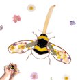 thumbnail image 5 of OIUR Stained Glass Pendant Sun Catcher Bee Hanging Ornament Easy to Hang Handmade Stained Glass Window Hanging Suncatcher Decoration, 5 of 7