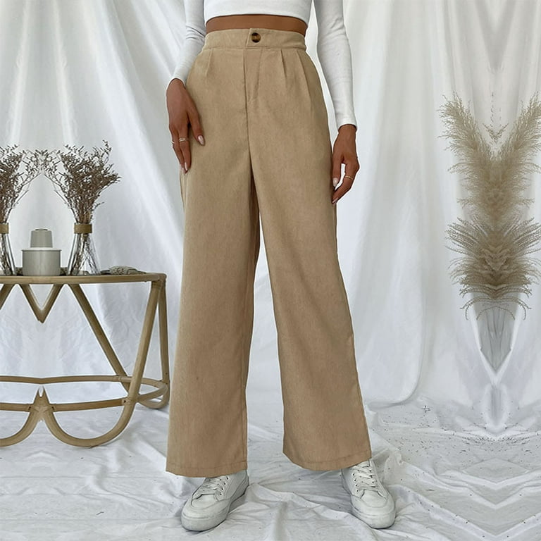KIJBLAE Women's Bottoms Fashion Full Length Trousers Comfy Lounge