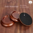 thumbnail image 4 of Roulettes de Piano Grandes Roulettes de Piano Roulettes en Bois Grandes Roulettes de Piano 3 Pcs, 4 of 5