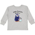 thumbnail image 3 of Inktastic Happy Birthday, Mimi- Cute Penguins Boys or Girls Long Sleeve Toddler T-Shirt, 3 of 5