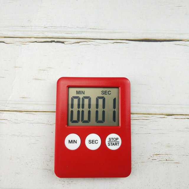 Korean colorful simple timer stopwatch student timer wl100 3 buttons Square timer