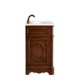 thumbnail image 3 of 21 In. Single Bathroom Vanity Set In Teak, 3 of 10
