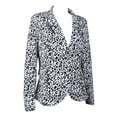 thumbnail image 3 of ITFABS Veste de Costume pour Femmes, Cardigan Imprimé Motif Léopard à Manches Longues, 3 of 6