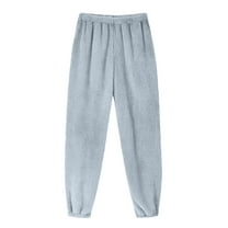 zbxnLI Womens Fleece Pajama Pants Soft Comfy Plush Lounge Pj Pants Winter Bottoms Sleep Pants Sleepwear