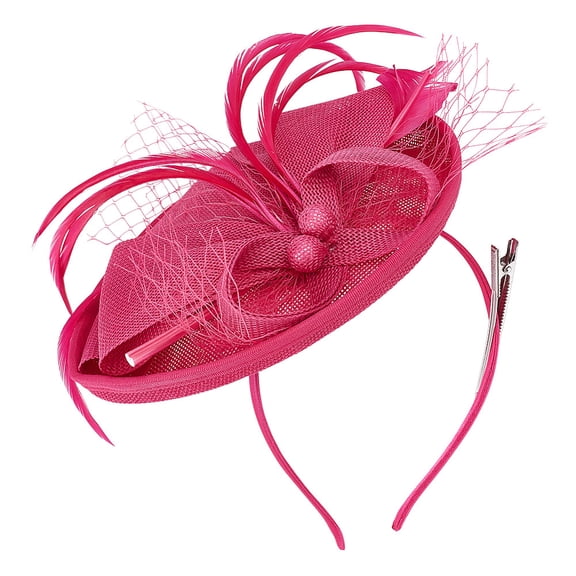 Vintage Tea Party Attire Outfit Headband Hats Kentucky Fascinators Hats for Weddings Party and Festivals DIY