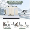 thumbnail image 3 of Mochila de viaje Coofay grande impermeable para mujeres y hombres, 3 of 8