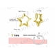 thumbnail image 3 of 2 Aretes Oro 14k Arracadas Estrella para Mujer Xtellar dorado, 3 of 4