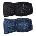thumbnail image 1 of Paquete de 2 fundas elásticas para chaise longue sin brazos, funda interior lavable a máquina, protección de muebles para dormitorio de estar Estilo B, 1 of 9