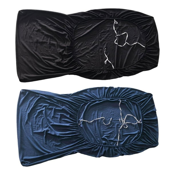 Paquete de 2 fundas elásticas para chaise longue sin brazos, funda interior lavable a máquina, protección de muebles para dormitorio de estar Estilo B