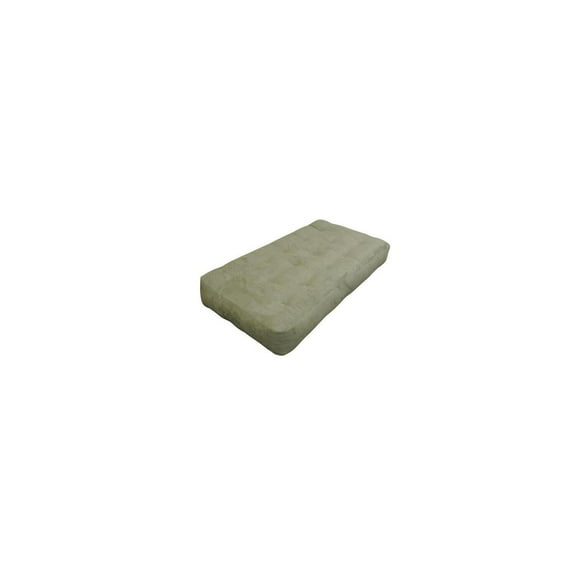 8 Inch Futon Mattress - Microfiber Chair Pad - Vintage Style - Medium Firm Comfort